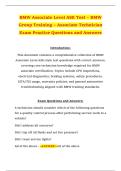 BMW Associate Level ASE Test Questions and Answers Latest Update Bundle 