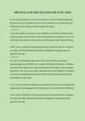 AHIP Final Exam&comma; Health Insurance and Medicare Compliance&comma; Complete Exam Preparation Material