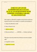 GNRS 515-ADVANCED PATHOPHYSIOLOGY-EXAM 1  &vert;ACTUAL EXAM QUESTIONS WITH VERIFIED ANSWERS&vert;A&plus;GRADE &vert; GUARANTEED PASS