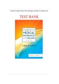 Complete Test Bank Fordneys Medical Insurance and Billing 16th Edition Smith Questions & Answers with rationales &lpar;Chapter 1-20&rpar; UPDATED 2025