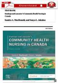 Test Bank for Stanhope & Lancaster&rsquo;s Community Health in Nursing 4th Edition &vert; Actual Exam Questions with Verified Correct Answers &vert; 100&percnt; Guaranteed Pass A&plus; Guide