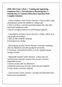 MOS 1021 Exam 2 &lpar;Part 1- Training and Appraising Employees Part 2- Introduction to Marketing Part 3- Introduction to Consumer Behaviour&rpar; Questions With Complete Solutions
