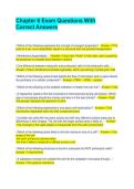 Chapter 6 Exam Questions With Correct Answers
