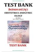 Test Bank Beckmann and Ling's Obstetrics and Gynecology 8th Edition by Dr&period; Robert Casanova &vert; Verified Q&A &vert; ISBN 9781496353092