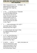 EFMB 2025 TEST BANK PRACTICE QUESTIONS WITH ANSWERS