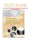Test Bank for Bontragers Textbook of Radiographic Positioning and Related Anatomy 10th Edition by Lampignano &vert; All Chapters 1-20