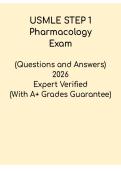 USMLE Step 1 Pharmacology &ndash; High-Yield Review & Drug Guide PDF