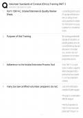 VOL 200 Volunteer Standards of Conduct Part 3 &sol; Ethics Training Study Guide & Test &sol; 2025 Update &sol; Score 100&percnt;