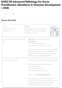 GNRS 515 Advanced Pathology For Nurse Practitioners&colon; Alterations In Muscular Development &plus; DMD