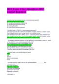  MCB Exam 3 Quiz Questions With Correct Solutions