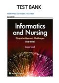 Informatics and Nursing Test Bank 6th Edition &vert; Sewell