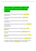 CWEA GRADE 1 LAB ANALYST EXAM STUDY GUIDE 2026 COMPLETE QUESTIONS AND ANSWERS