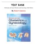 Test Bank for Beckmann and Ling's Obstetrics and Gynecology&comma; 9th Edition &lpar;Casanova&comma; 2023&rpar;&comma; Chapter 1-50 