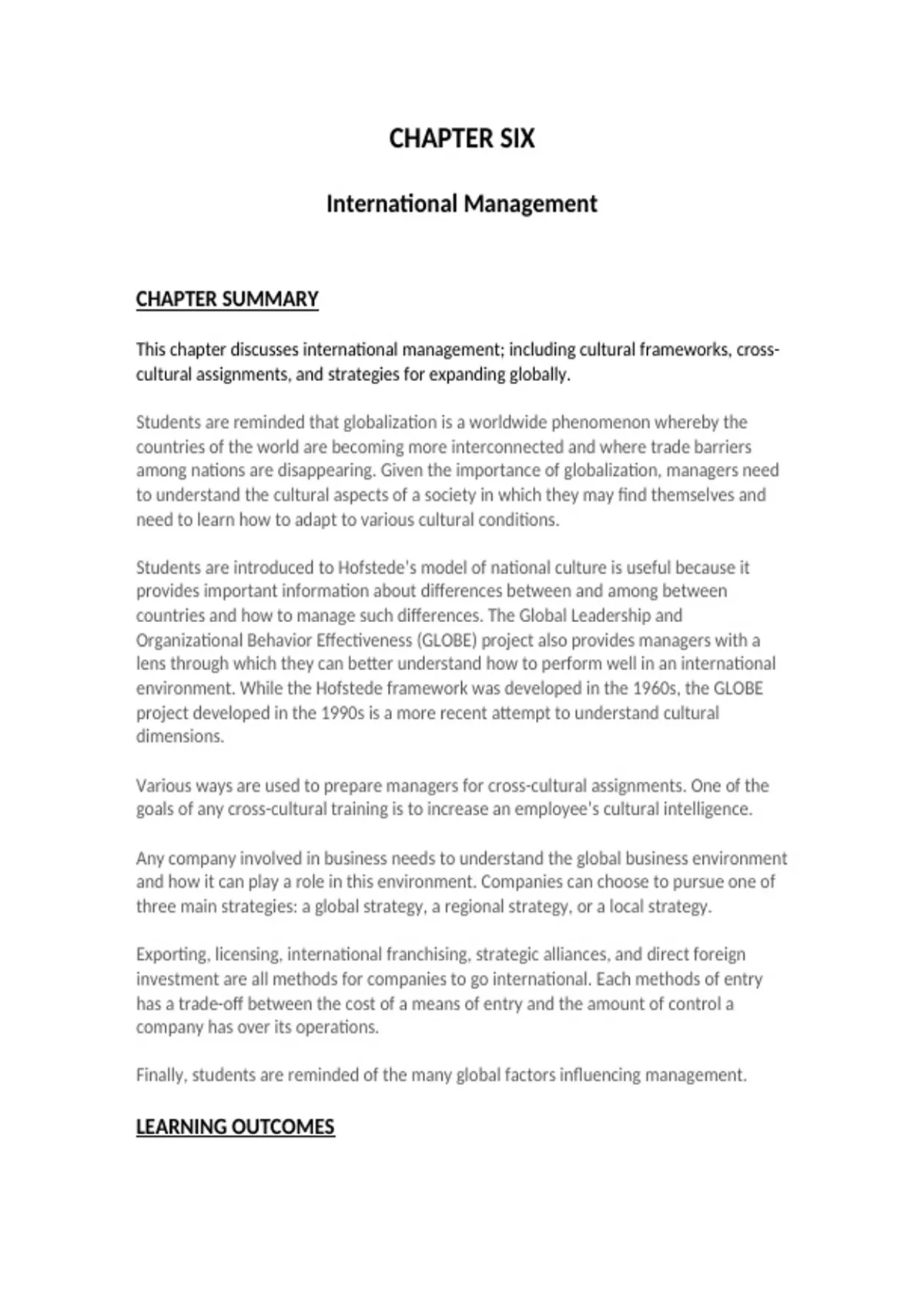 Principles of Management ISM Chapter 6 2025/ 2026 Complete Study Notes ...