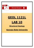 &lpar;Labs 1 -10&rpar; GEOL 1121L Package Bundle &lpar;PDF&rpar; &vert; GSU