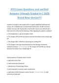 ATLS Exam Questions and verified  Answers &vert;Already Graded A&plus;&vert; 2026  Brand New Version&excl;&excl;&excl;