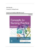 Concepts for Nursing Practice &ndash; 3rd Edition Test Bank&comma; Jean Giddens &vert; Nursing Education &vert; Comprehensive Exam Practice Material