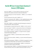 Nsu Bio 189 Exam 1 &vert; Latest Study &vert; Questions & Answers &vert; 2026 Updates