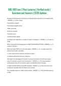 BIOL 189 Exam 2 Post Lectures &vert; Verified study &vert; Questions and Answers &vert; 2026 Updates