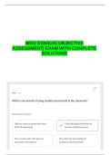 WGU D184 &vert;OA&vert; OBJECTIVE ASSESSMENT&vert; EXAM WITH COMPLETE SOLUTIONS