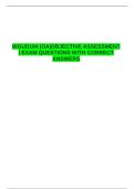 WGUD184&vert; OA&vert; OBJECTIVE ASSESSMENT&vert; EXAM QUESTIONS WITH CORRECT ANSWERS