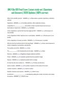 UNLV Bio 189 Final Exam &vert; Latest study set &vert; Questions and Answers &vert; 2026 Updates &vert; 100&percnt; correct