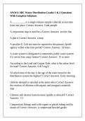AWWA ABC Water Distribution Grades 1 & 2 Questions With Complete Solutions