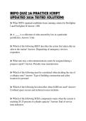 BEFO QUIZ 2A PRACTICE SCRIPT UPDATED 2026 TESTED SOLUTIONS