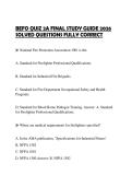BEFO QUIZ 2A FINAL STUDY GUIDE 2026 SOLVED QUESTIONS FULLY CORRECT