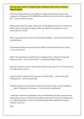 VA Contractor License A &lpar;Virginia&rpar; Exam Questions with Correct Answers &sol; Newest Update
