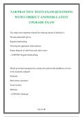 NAB Practice Tests Exam Questions with Correct Answers &ndash; Latest Upgrade