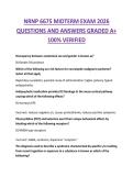 NRNP 6675 MIDTERM EXAM 2026  QUESTIONS AND ANSWERS GRADED A&plus;  100&percnt; VERIFIED