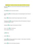 NURB 3050 Exam 1 Questions and Answers&vert; New Update