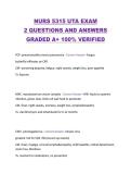 NURS 5315 UTA EXAM  2 QUESTIONS AND ANSWERS  GRADED A&plus; 100&percnt; VERIFIED 