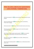 PSYC SUANDA 1100 EXAM 3 QUESTIONS AND ANSWERS&period; VERIFIED 2026&period;