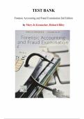 Forensic Accounting and Fraud Examination &ndash; Mary-Jo Kranacher & Richard Riley &vert; 2nd Edition Test Bank &lpar;Chapters 1&ndash;16&rpar;