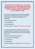 NUR 2502 EXAM 1&sol;NUR2502 EXAM 1 LATEST 2026  VERIFIED EXAM ALL 50 QUESTIONS AND CORRECT  ANSWERS&sol;MDC3 EXAM 1 &sol;MULTIDIMENSIONAL CARE  3 EXAM 1 &vert;ALREADY GRADED A&plus;&vert;RASMUSSEN  COLLEGE&vert;&vert;NEWEST EXAM&excl;&excl; 