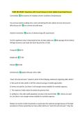 NURS 304 EXAM 1 Questions with Correct Answers&vert; Latest Update