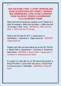 NUR 2502 EXAM 3 FINAL 2 LATEST VERSIONS 2026  EXAM 100 QUESTIONS AND CORRECT ANSWERS  &sol;MULTIDIMENSIONAL CARE 3 EXAM 3 &vert;&vert;VERIFIED  EXAM&excl;&excl;&excl;&vert;&vert;ALREADY GRADED A&plus;&vert;RASMUSSEN  COLLEGE&vert;&vert;NEWEST EXAM&excl;&excl; 