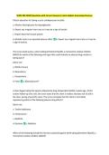 NURS 304 EXAM Questions with Correct Answers&vert; Latest Update