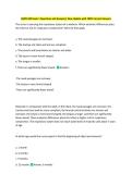 NURS 420 Exam 1 Questions and Answers&vert; New Update
