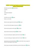 NURS 642 &ndash; Nutrition Exam Questions and Verified Answers&sol;Accurate  Solutions