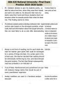 ABA 626 National University&mdash;Final Exam Practice 2025-2026 Guide