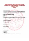 NAMS Menopause Certification Exam &ndash; Study Set Questions and Answers&comma; latest updated exam preparation&period;