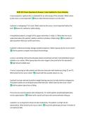 NURS 2212 Exam Questions & Answers&colon; Latest Updated A&plus;