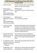 NAMS Menopause Certification Exam 2024-2025 Practice Guide