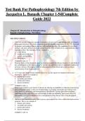 Test Bank for Pathophysiology 7th Edition by Jacquelyn Banasik &vert; Actual Exam Questions with Verified Correct Answers &vert; 100&percnt; Guaranteed Pass A&plus; Guide