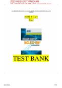 Test Bank for 2023 HESI Exit RN Exam &vert; 7 Latest Versions with 160 Questions Each &vert; Actual Exam Questions with Verified Correct Answers &vert; 100&percnt; Guaranteed Pass A&plus; Guide