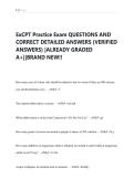 ExCPT Practice Exam QUESTIONS AND  CORRECT DETAILED ANSWERS &lpar;VERIFIED  ANSWERS&rpar; &vert;ALREADY GRADED  A&plus;&vert;&vert;BRAND NEW&excl;&excl;