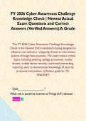 2026 Cyber Awareness Compilation BUNDLE &vert; Expert Strategies&comma; Review of Key Quizzes&comma; and Practice Questions for Guaranteed Success